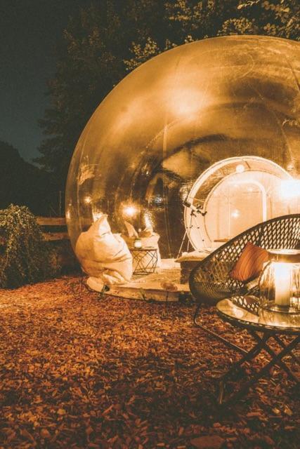Living Timeless- Bubble Tent Elzach Inklusive Hot Tube Badefass- Schlafen Unterm Sternenhimmel Exterior photo