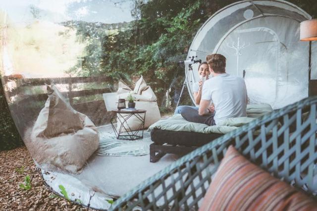 Living Timeless- Bubble Tent Elzach Inklusive Hot Tube Badefass- Schlafen Unterm Sternenhimmel Exterior photo